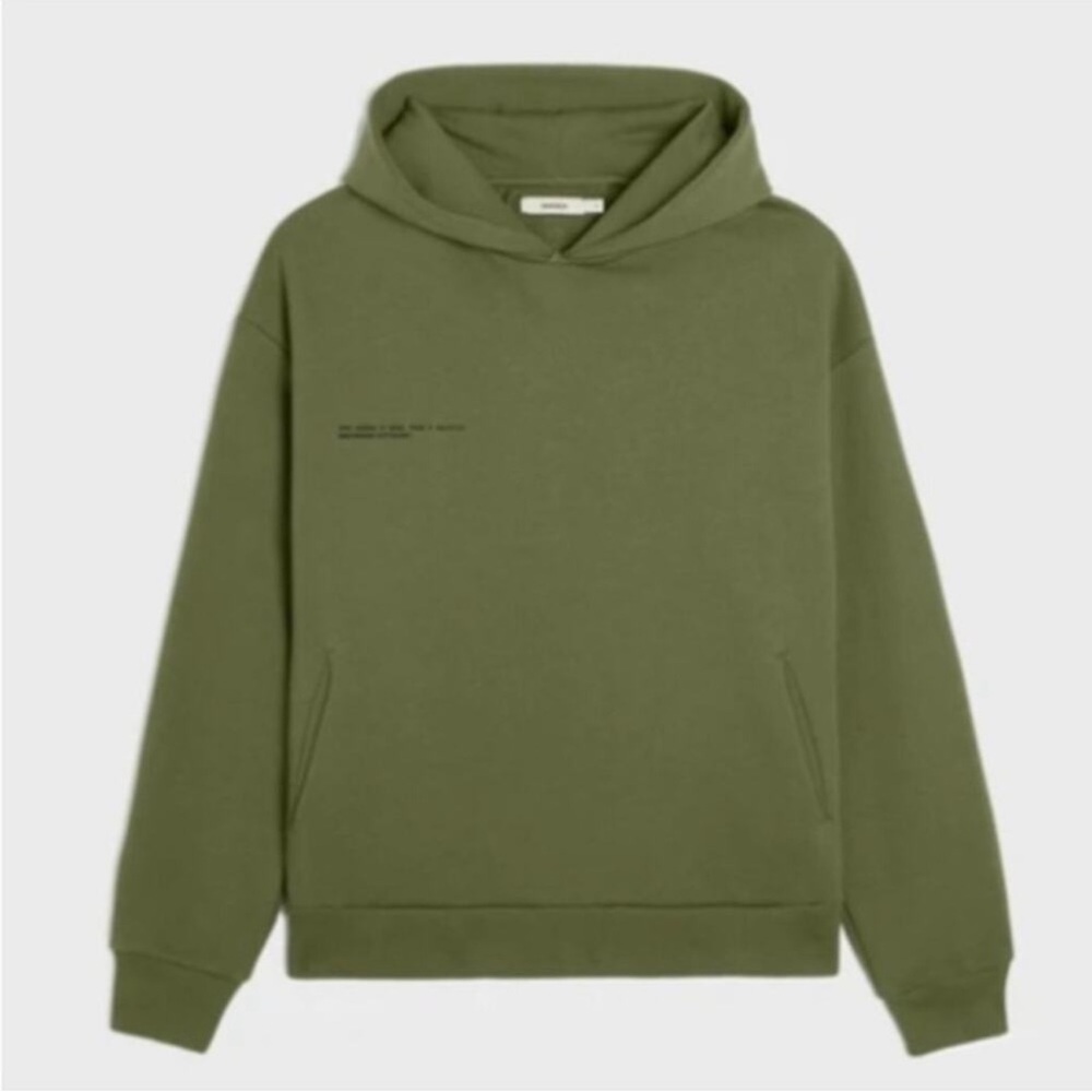 🫒Pangaia 365 Rosemary Green Mid-weight Unisex Hoodie Sweatshirt, Size Medium